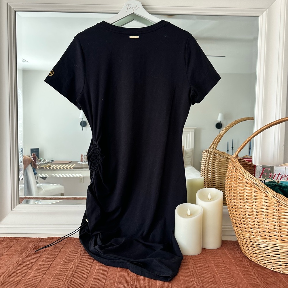 Michael Kors Black Crew Neck Tee Dress - Picture 5 of 7
